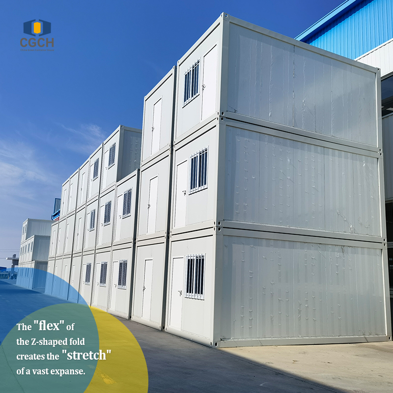 Professional-Grade Z-Folding container house | Earthquake Resistance Level 9, Wind Resistance Level 12, Load Capacity 150kg/m²